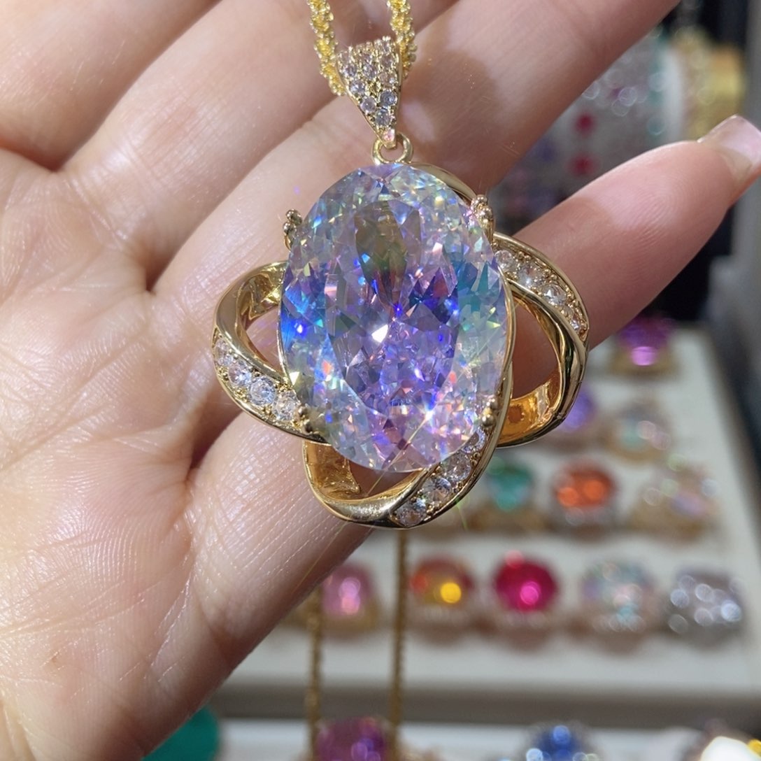 66锆石（处理）吊坠