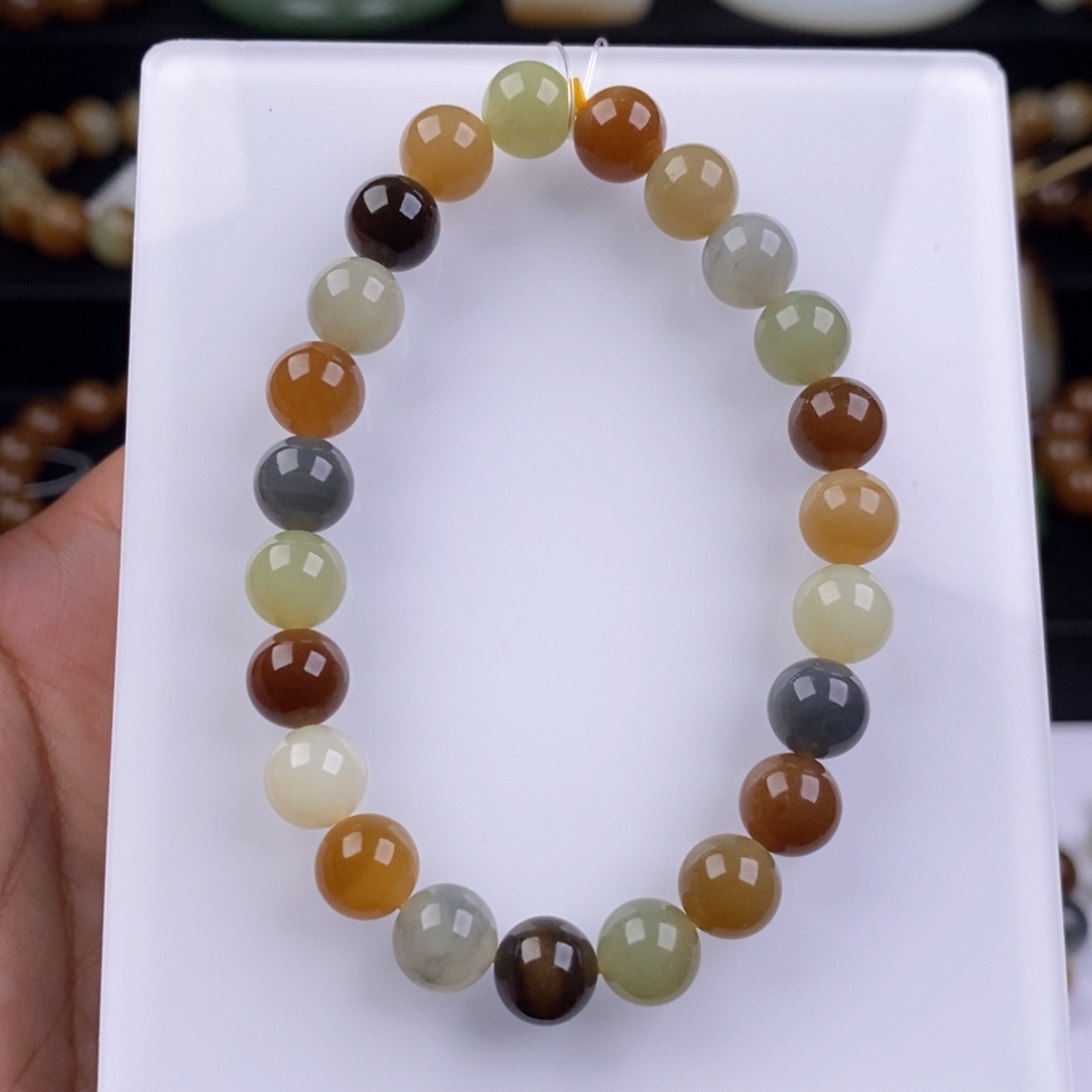 和田玉手串未镶嵌