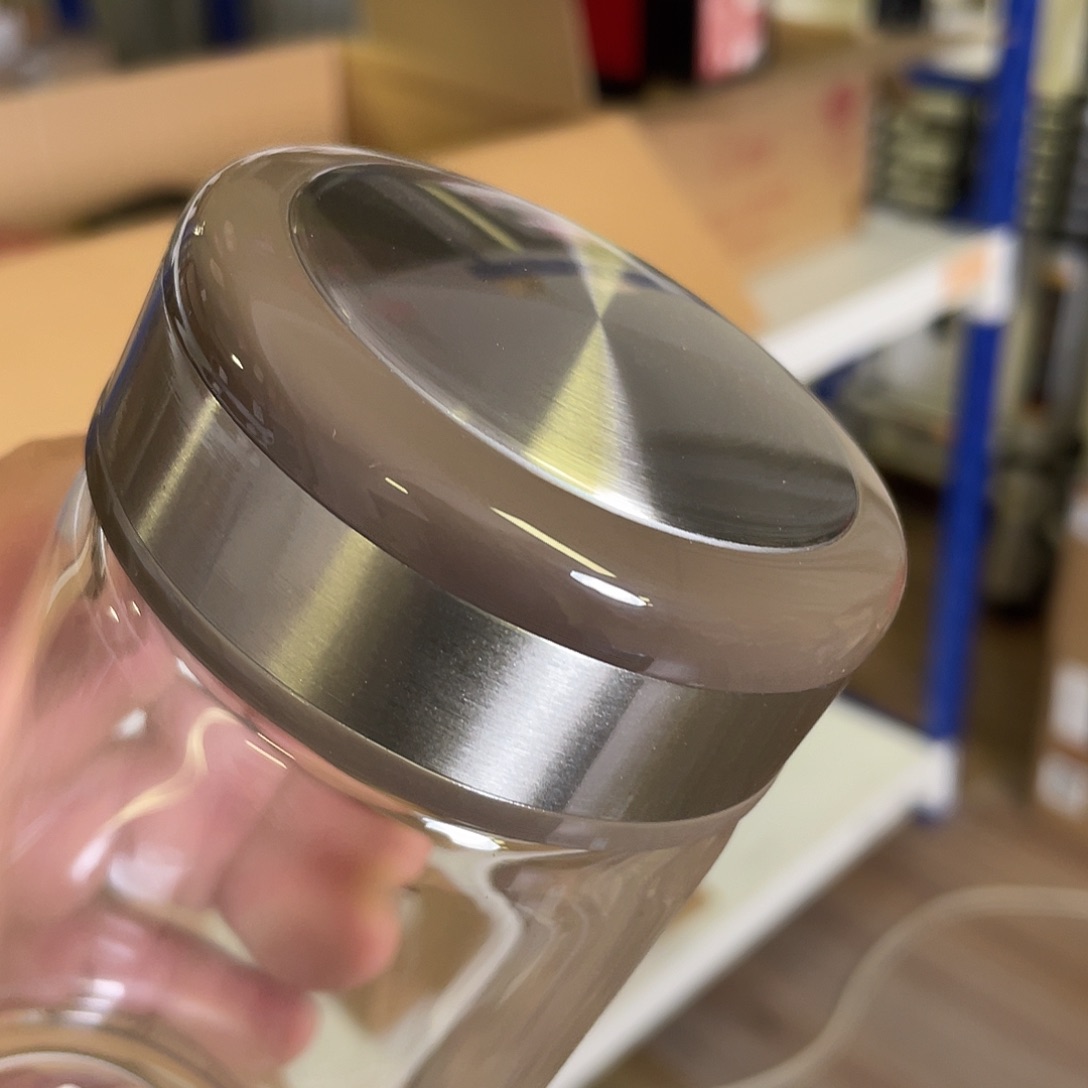 水晶玻璃盖子款7555咖啡