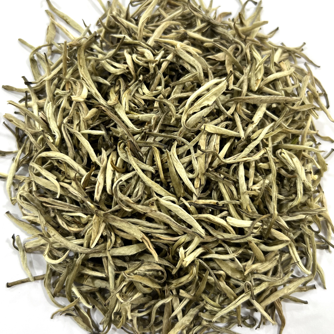 五窨针王传统工艺茉莉花茶嫩芽花香高扬新茶单芽茉莉银针颗颗直立