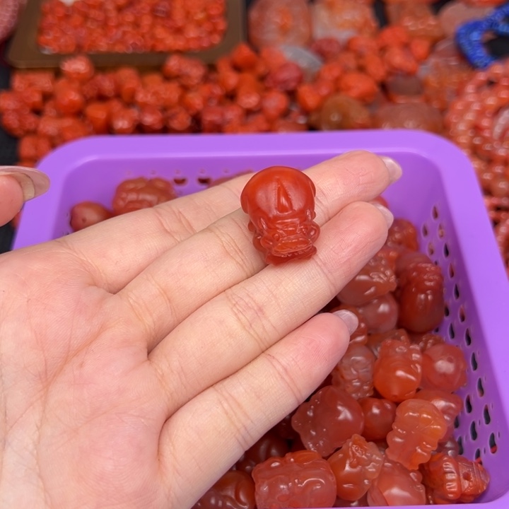 安***素南红玛瑙未镶嵌吊坠(不含链)