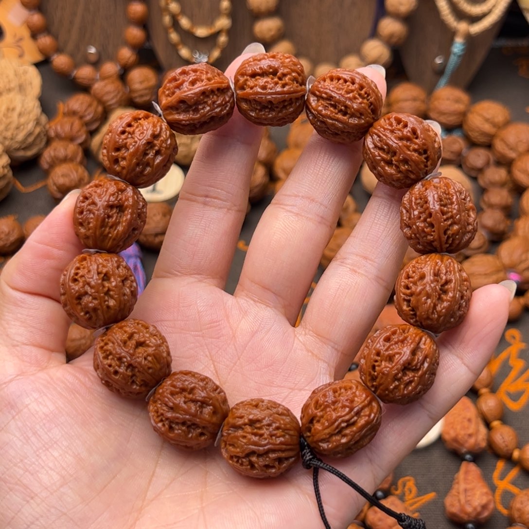 桃核吊坠@**z粗筋八棱