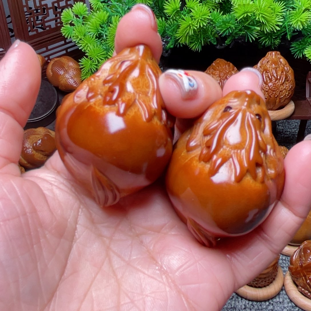 【闪购商品】橄榄核手串/手链38左右光背龙龟手球