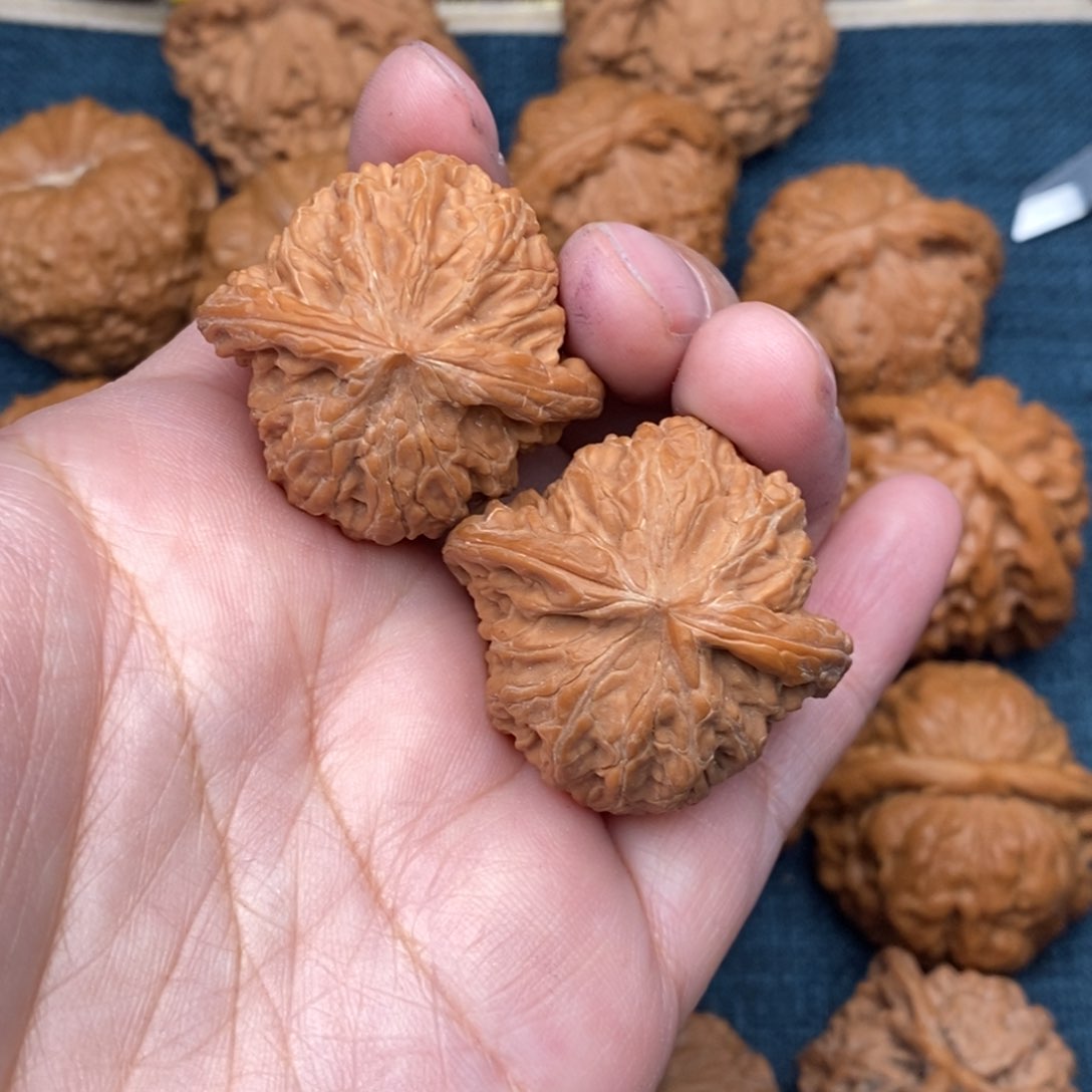 文玩核桃把件35山地正磨