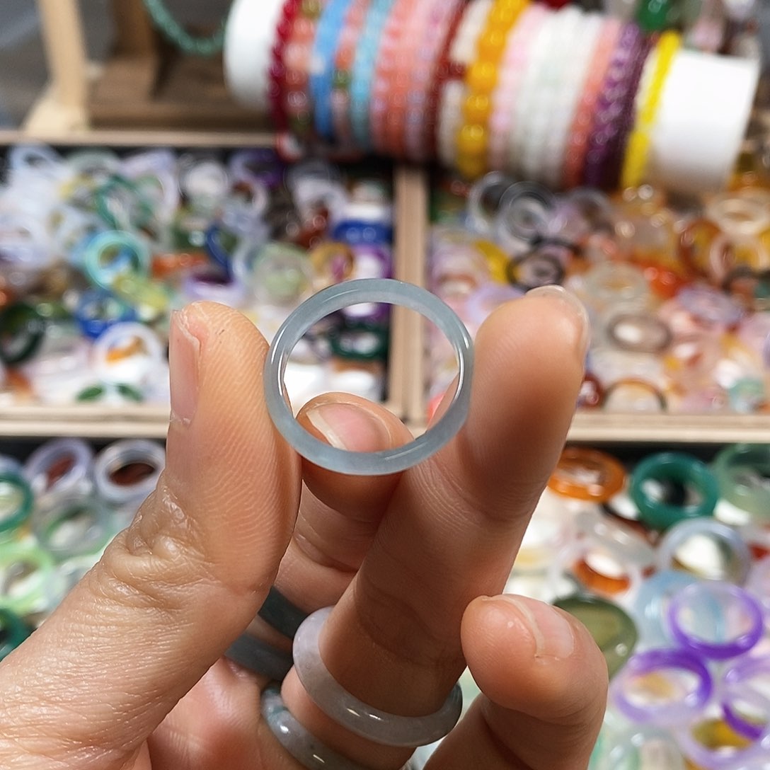 翡翠戒指未镶嵌ᜊ*
