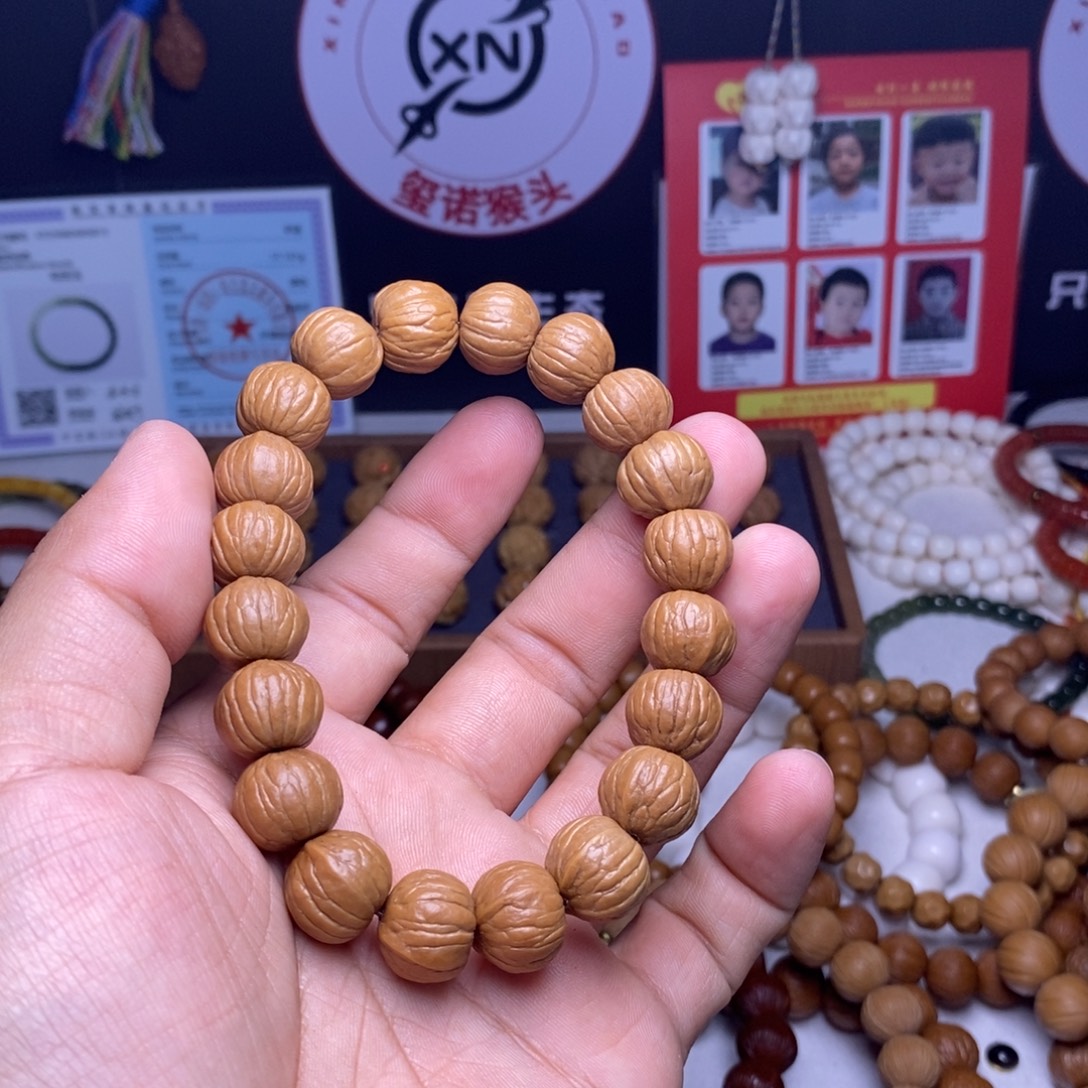 猴头核桃手串南瓜