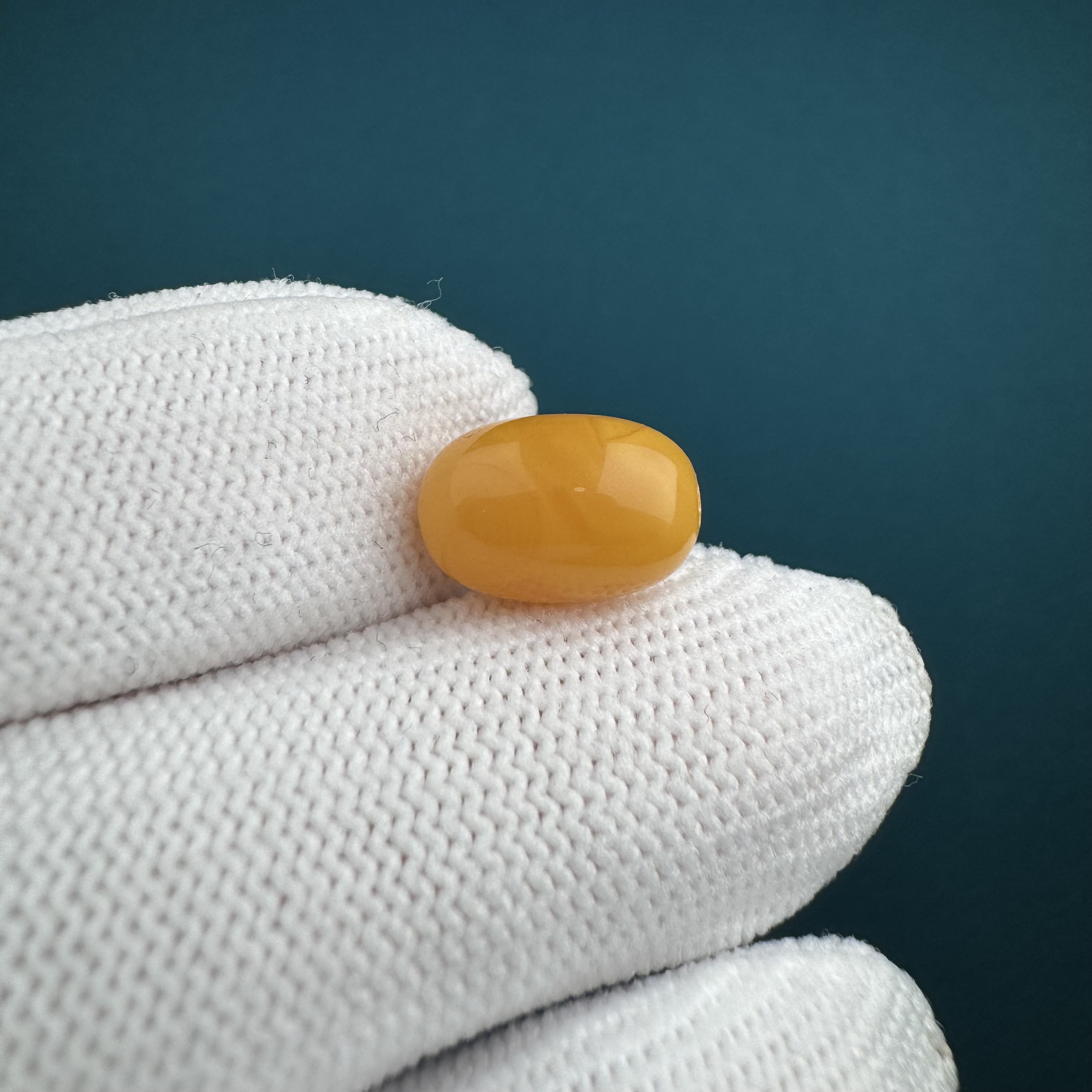 K7520天然原矿蜜蜡 枣珠 8.9*13.3mm 支持复检 假一罚十