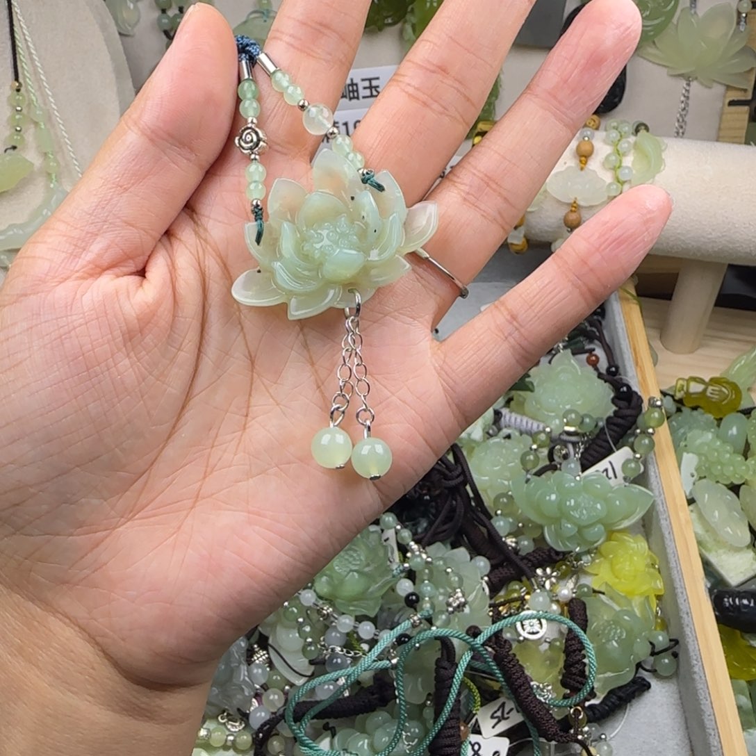 蛇纹石玉岫玉未镶嵌