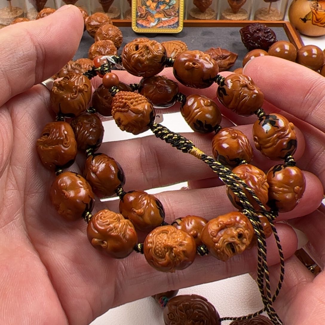 橄榄核手串/手链，精工小籽恶僧手持，粉丝团能优惠