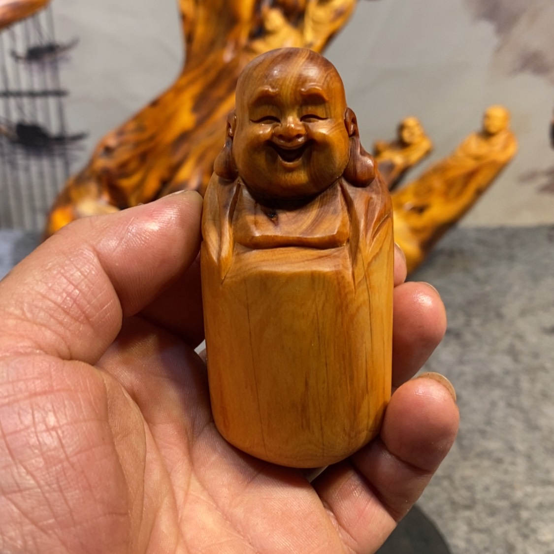 【闪购商品】柏木（崖柏）根雕木雕工艺品摆件家居厂家直销手把件
