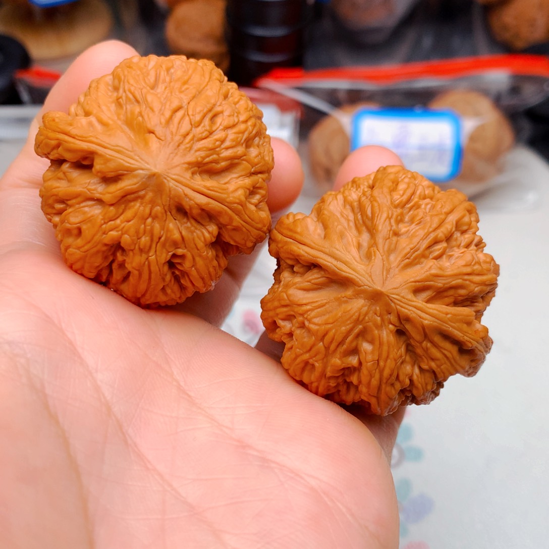 文玩核桃吊坠41圆球形平谷大粗筋