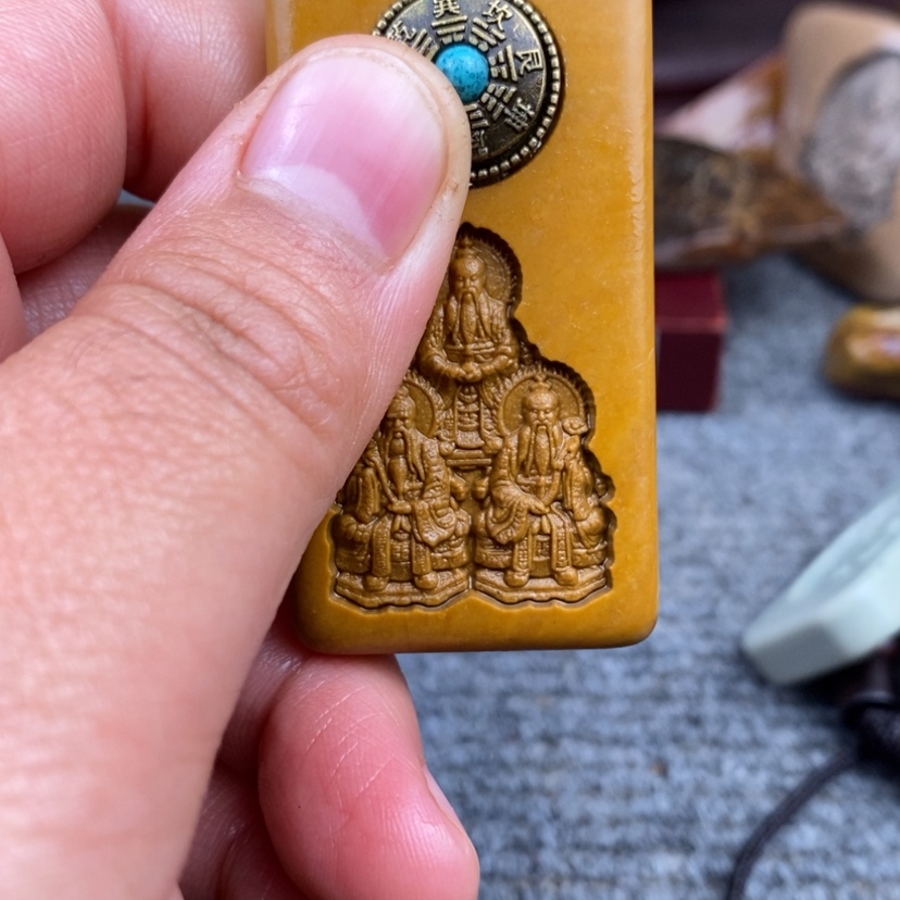【闪购商品】原石雕刻手把件