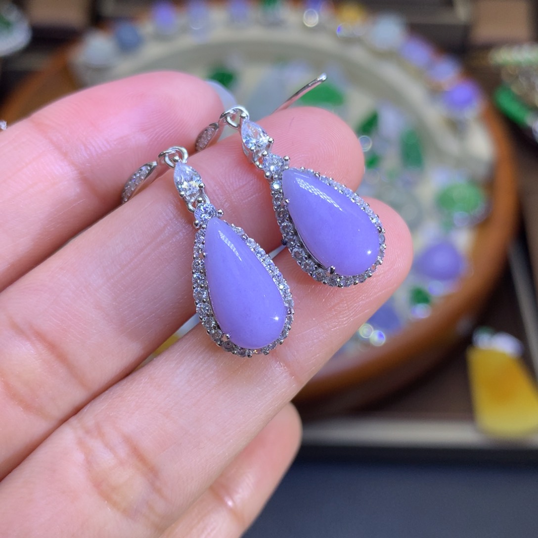 翡翠颈饰银S925镶嵌翡翠