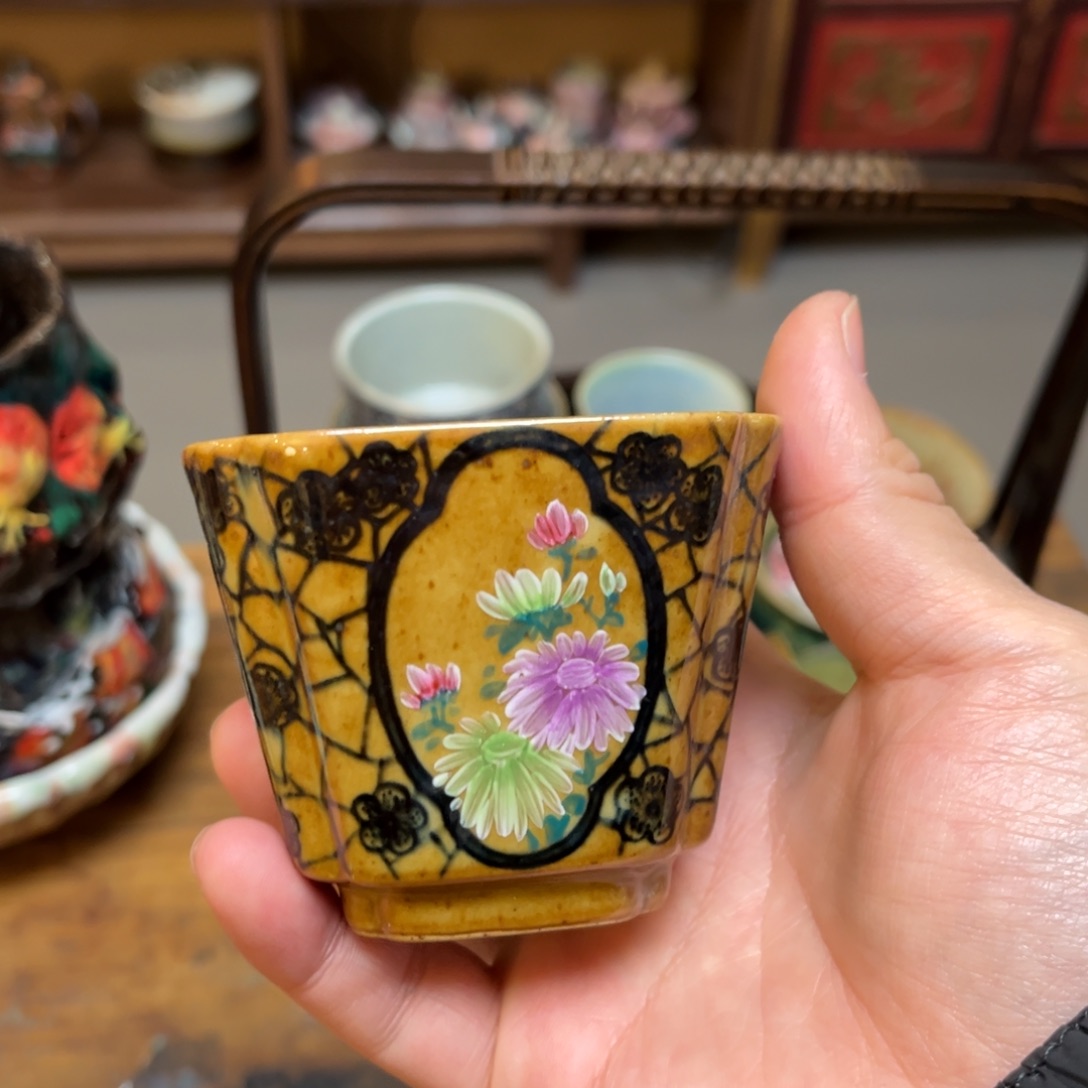 柴烧手工手绘陶瓷