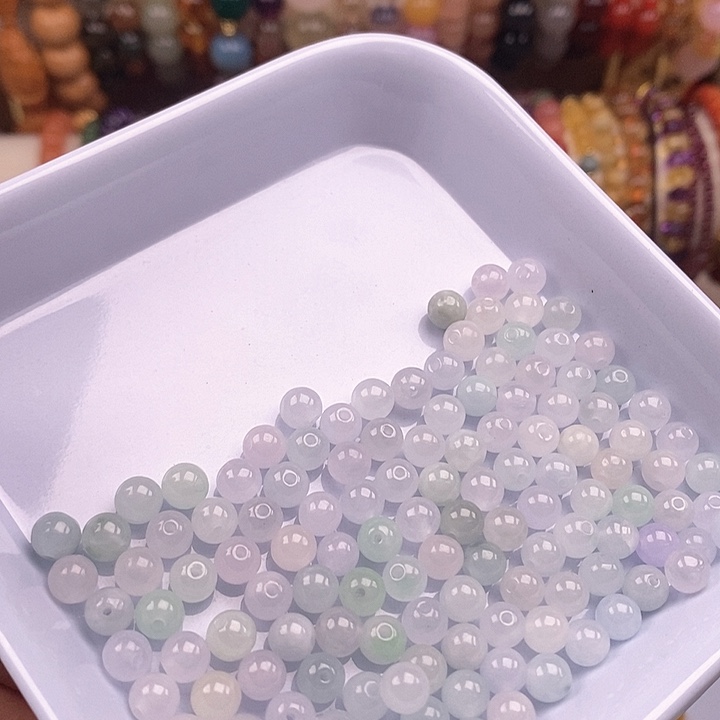 未镶嵌卡6巴山翠100个玛瑙/玉髓