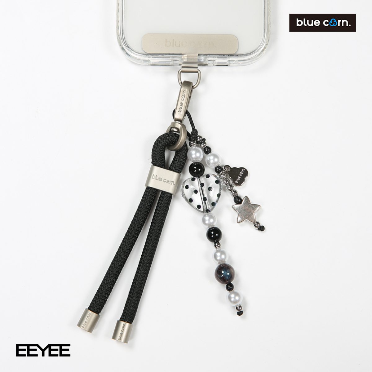 Bluecorn伊亚伊 原创简约多功能mini款6mm可调节双尾挂绳包包挂饰
