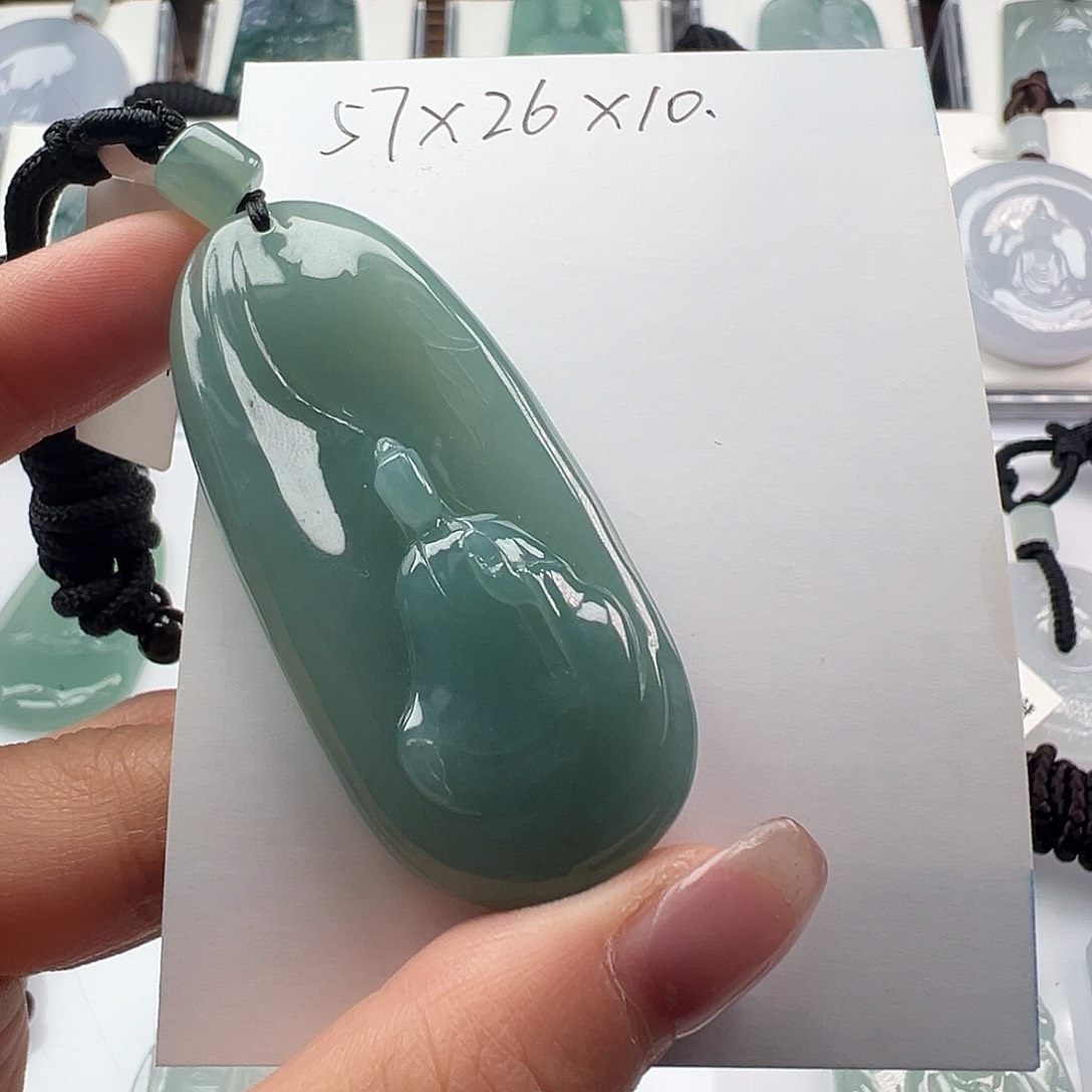 翡翠颈饰未镶嵌慎*缅甸翡翠