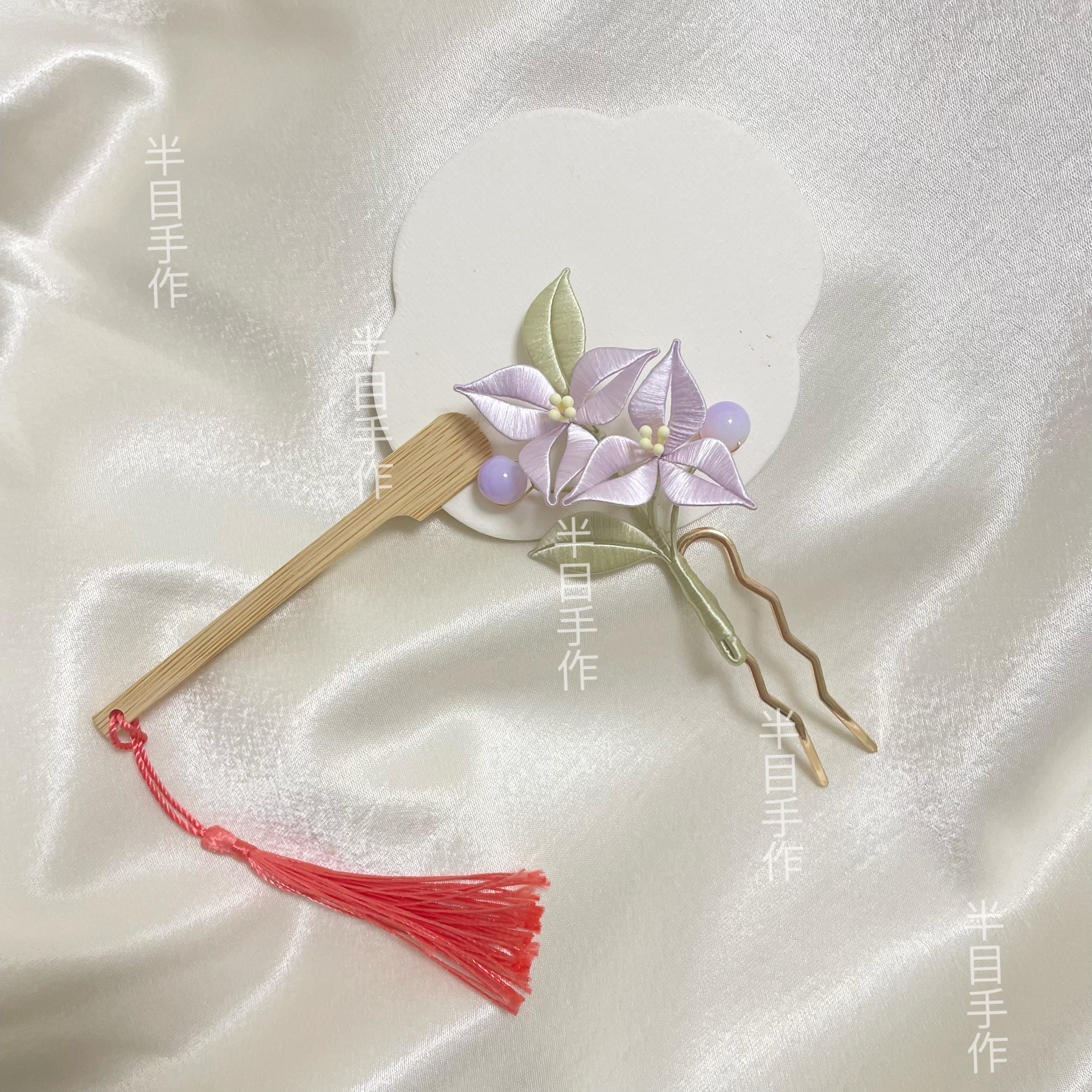 半目手作│梅花缠花清冷气质非遗手工发簪日常古典古风汉服百搭