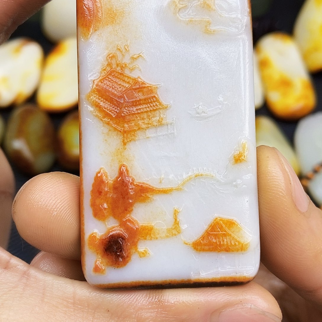 和田玉挂件未镶嵌