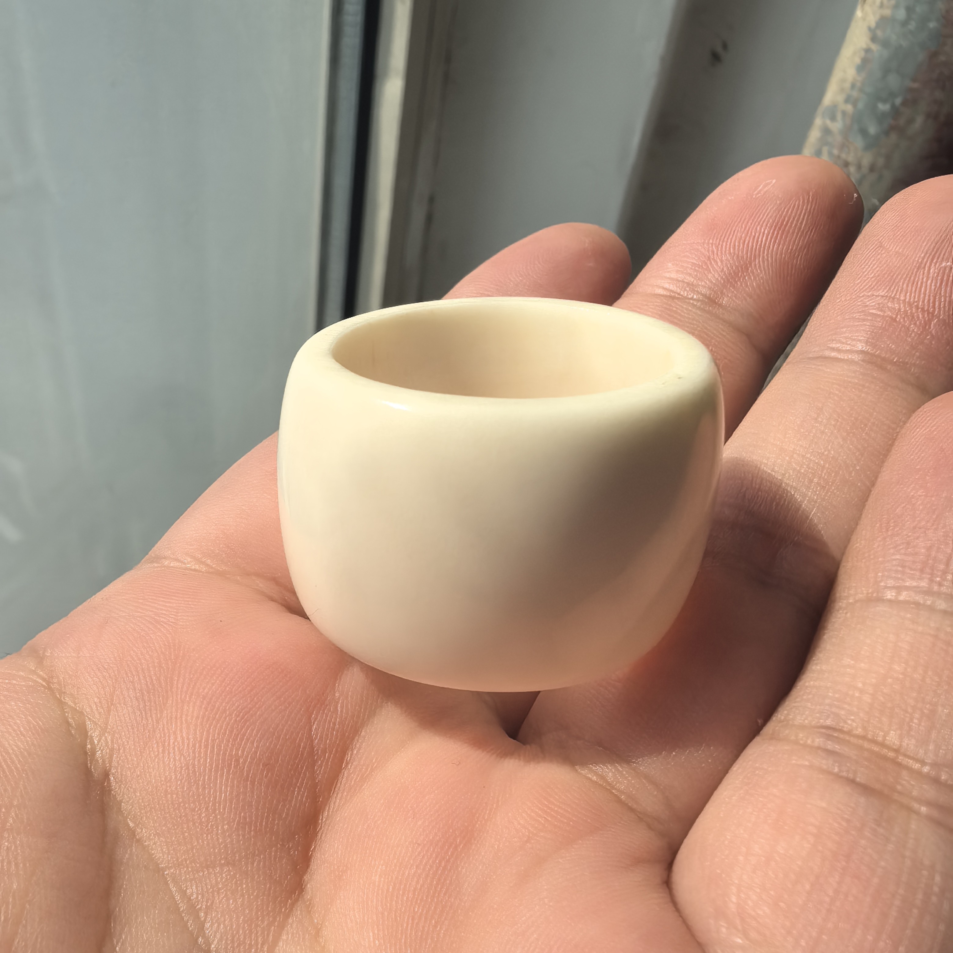 ZZ9猛犸独鞭骨戒指