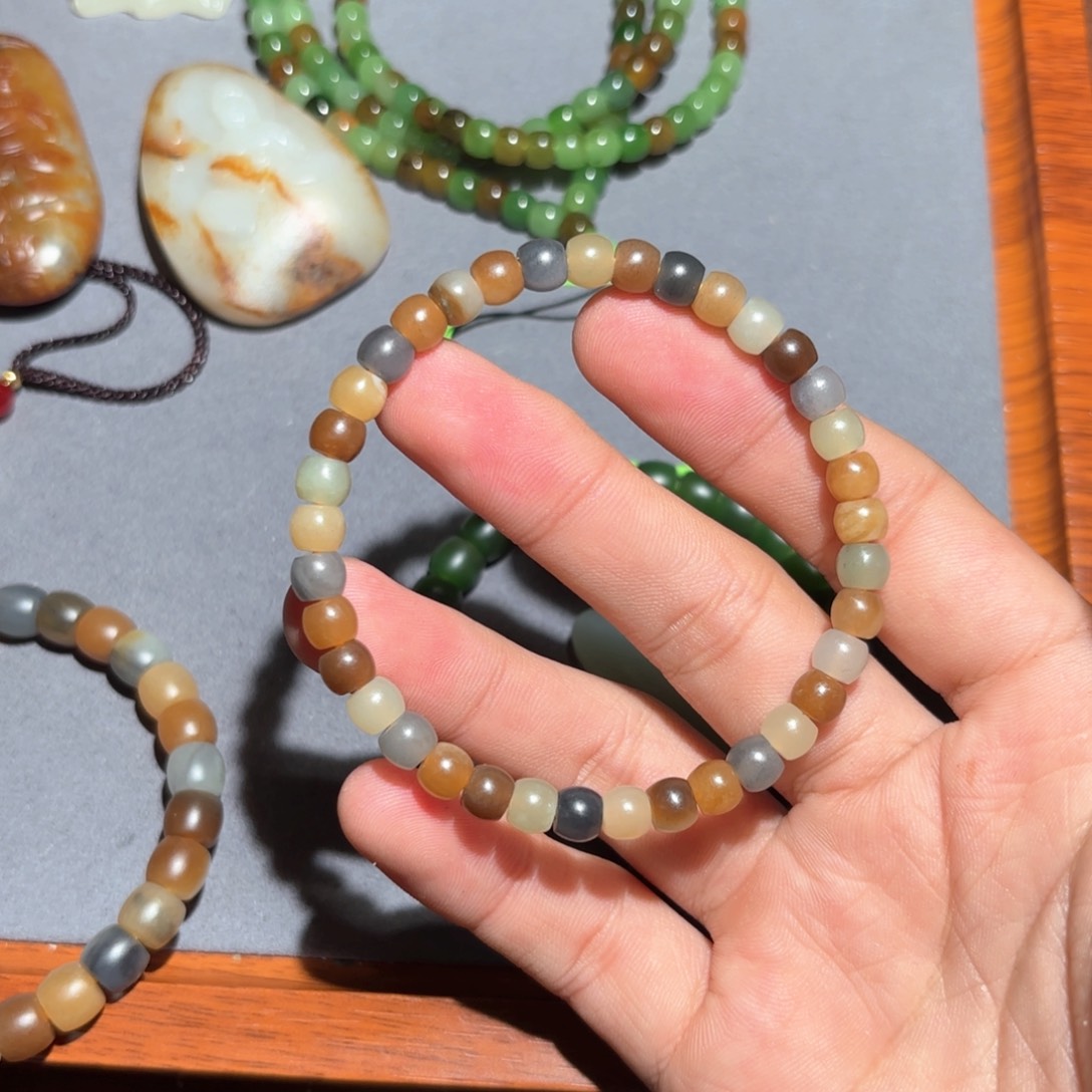 和田玉手链未镶嵌