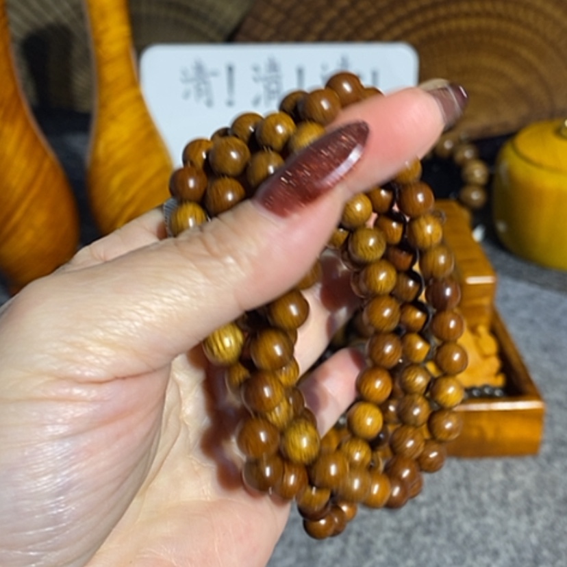 【闪购商品】香榧木金丝楠木手把件