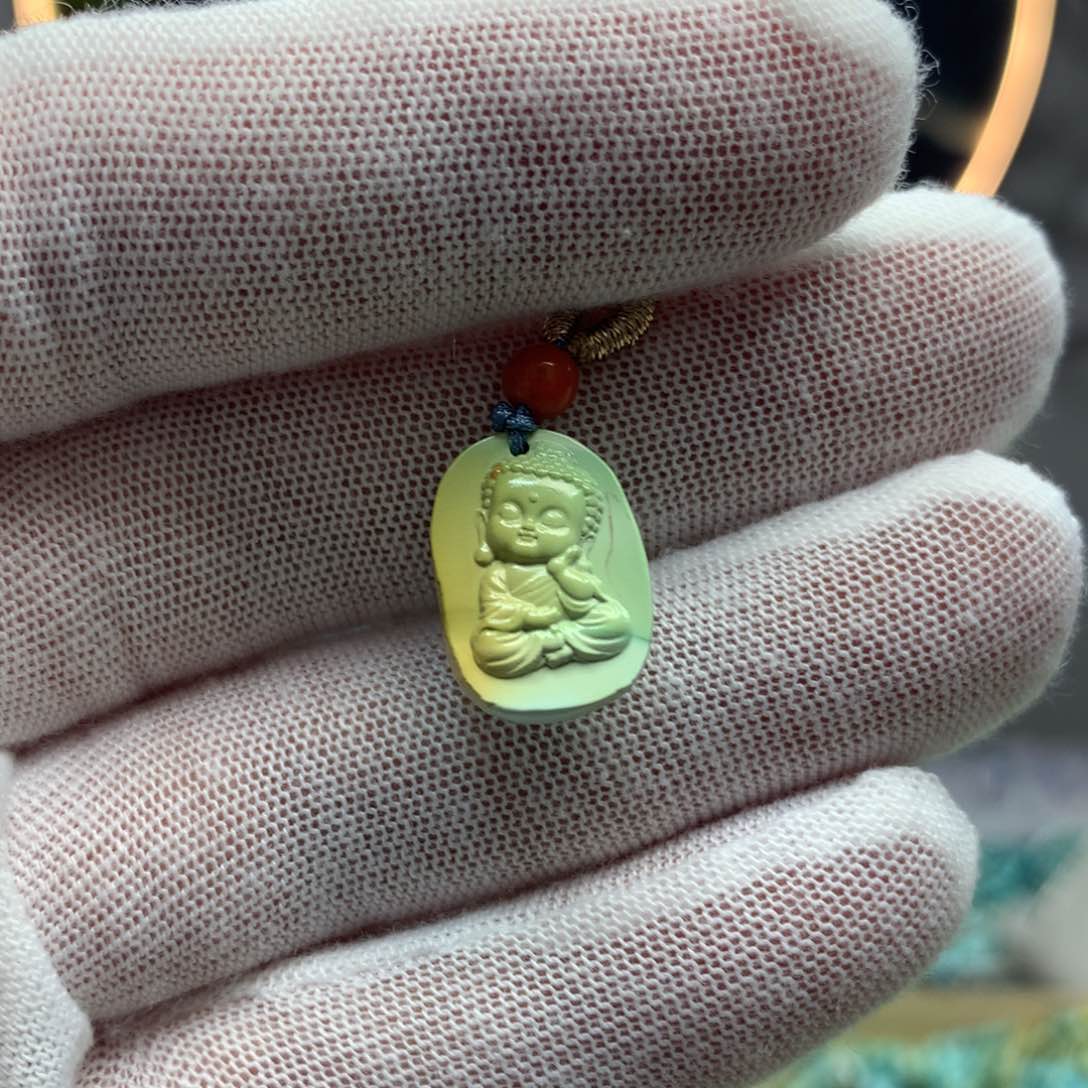 绿松石挂件未镶嵌