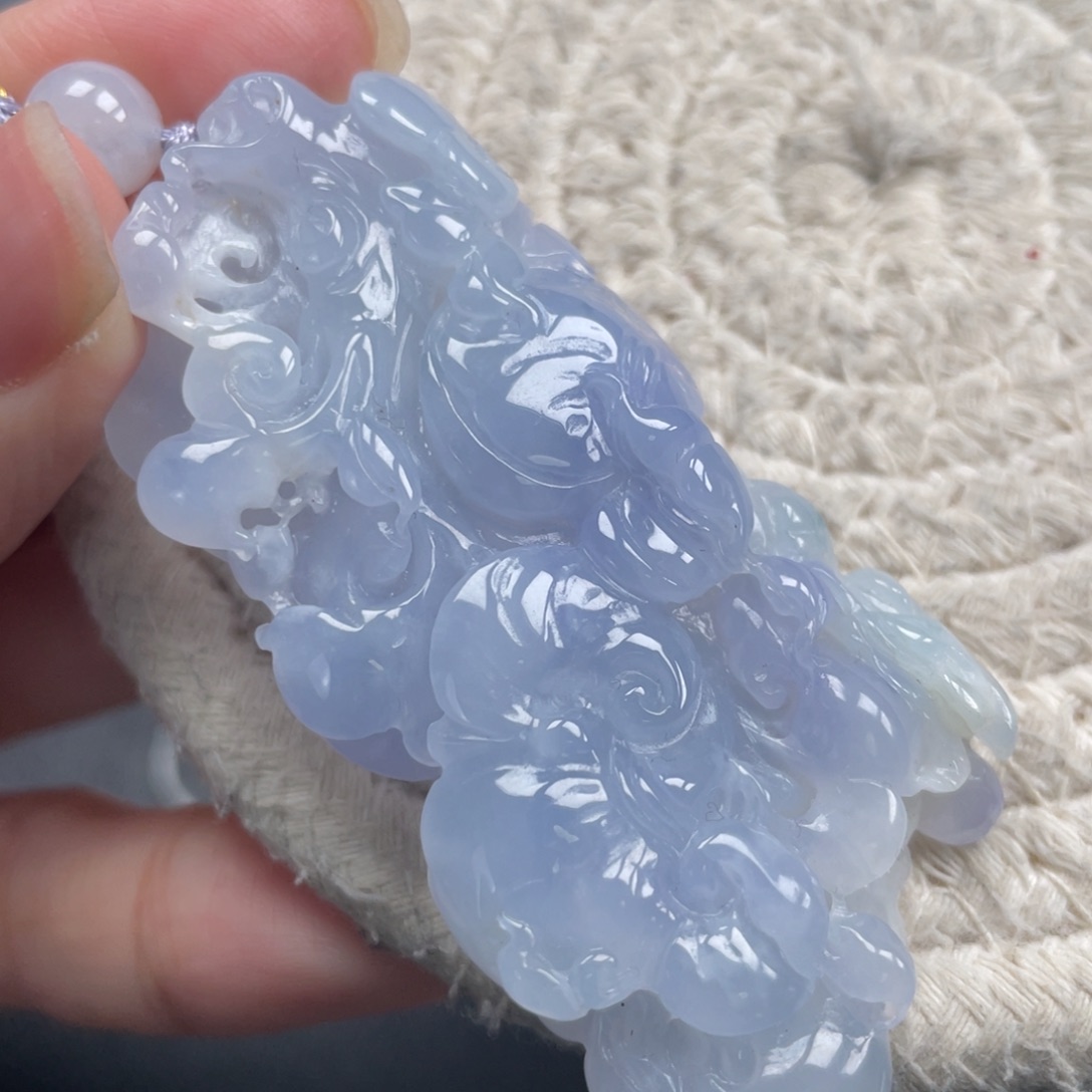 翡翠未镶嵌颈饰天然A货缅甸翡翠