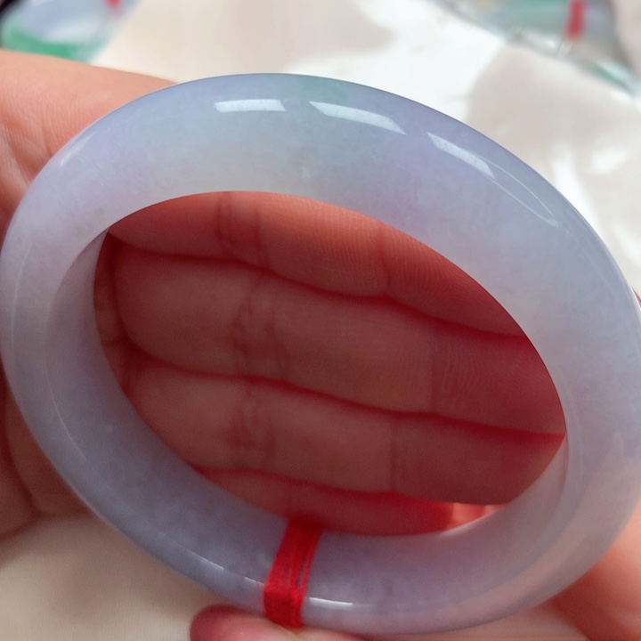 翡翠手镯未镶嵌冰紫20