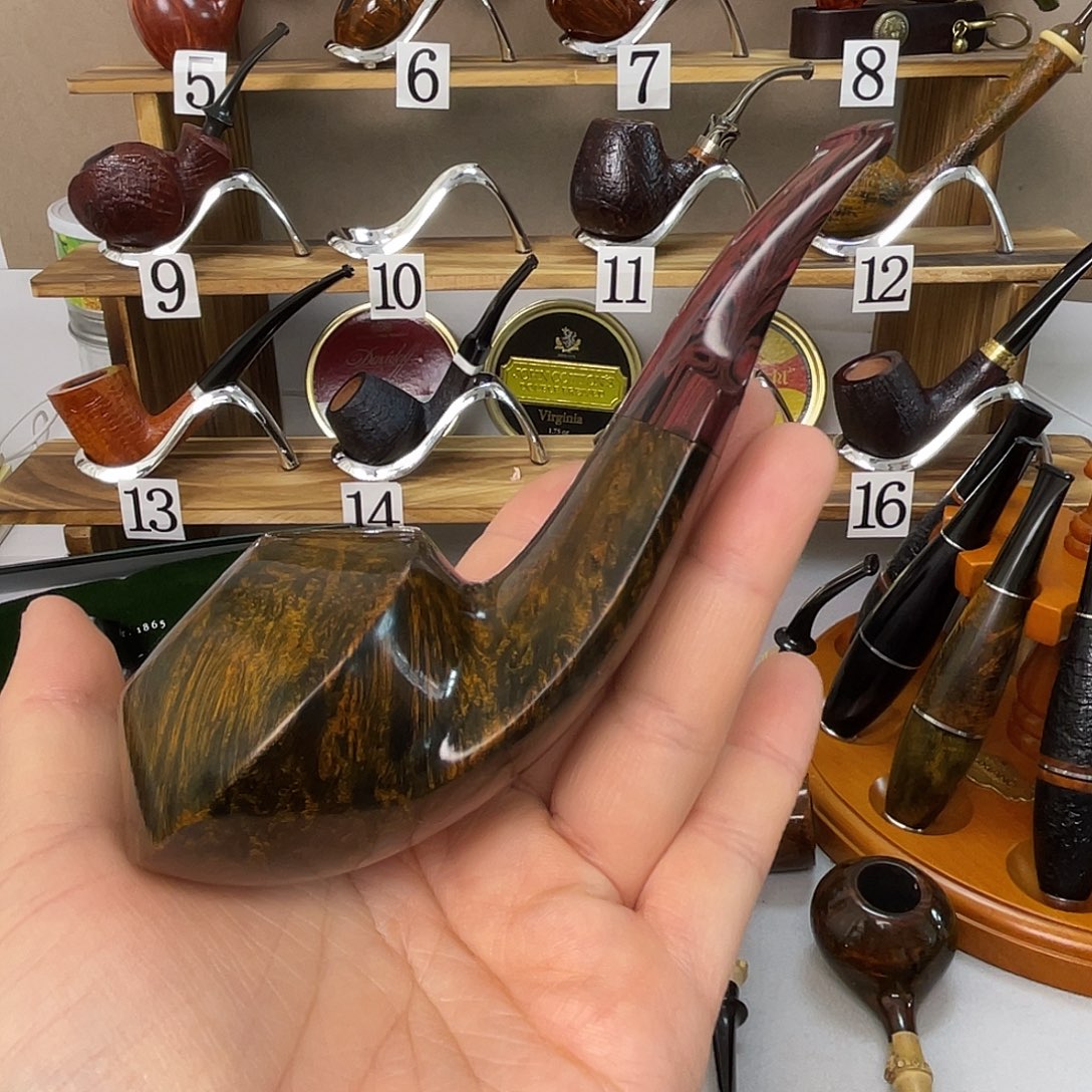 海***.宽背石楠木手工牛头