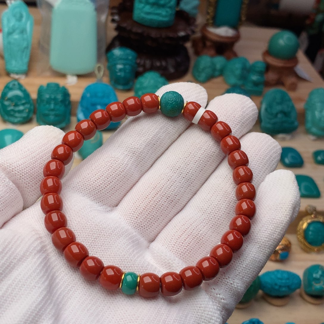 南红玛瑙手串未镶嵌