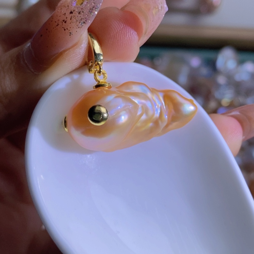 【闪购商品】淡水珍珠天然淡水珍珠（微瑕）合金