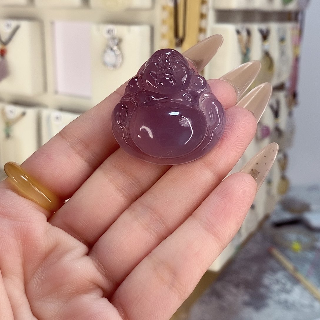玛瑙/玉髓项链未镶嵌小***(