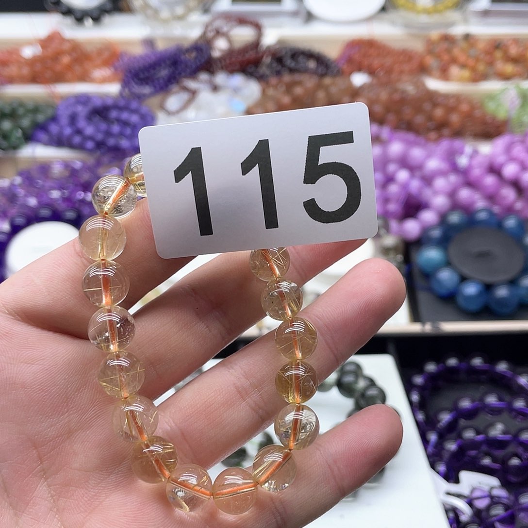 水晶手链未镶嵌o**y天然