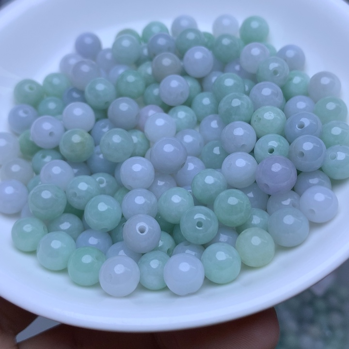 散珠翡翠卡7.3冰紫绿25个单圈