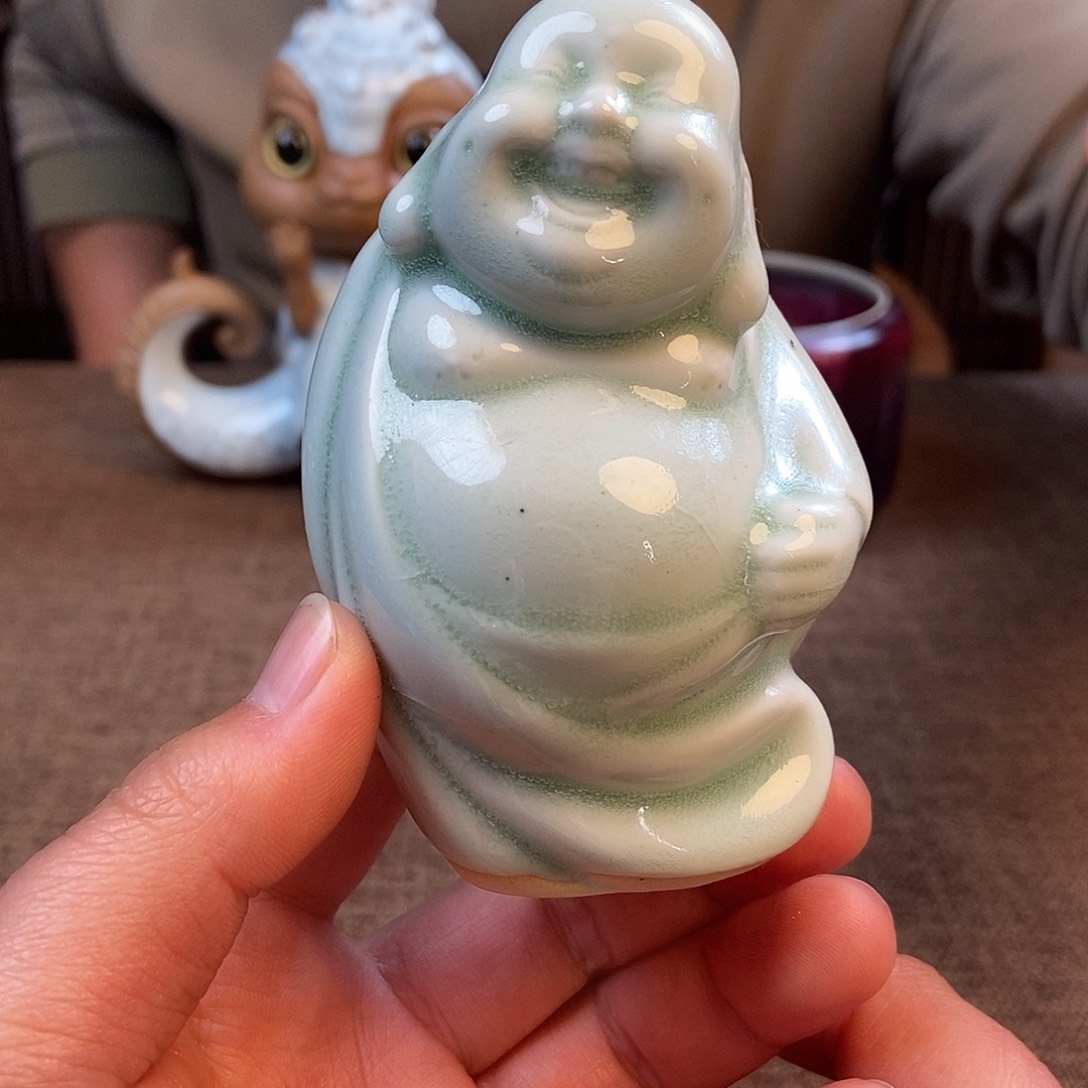 瓷片钧瓷摆件摆件