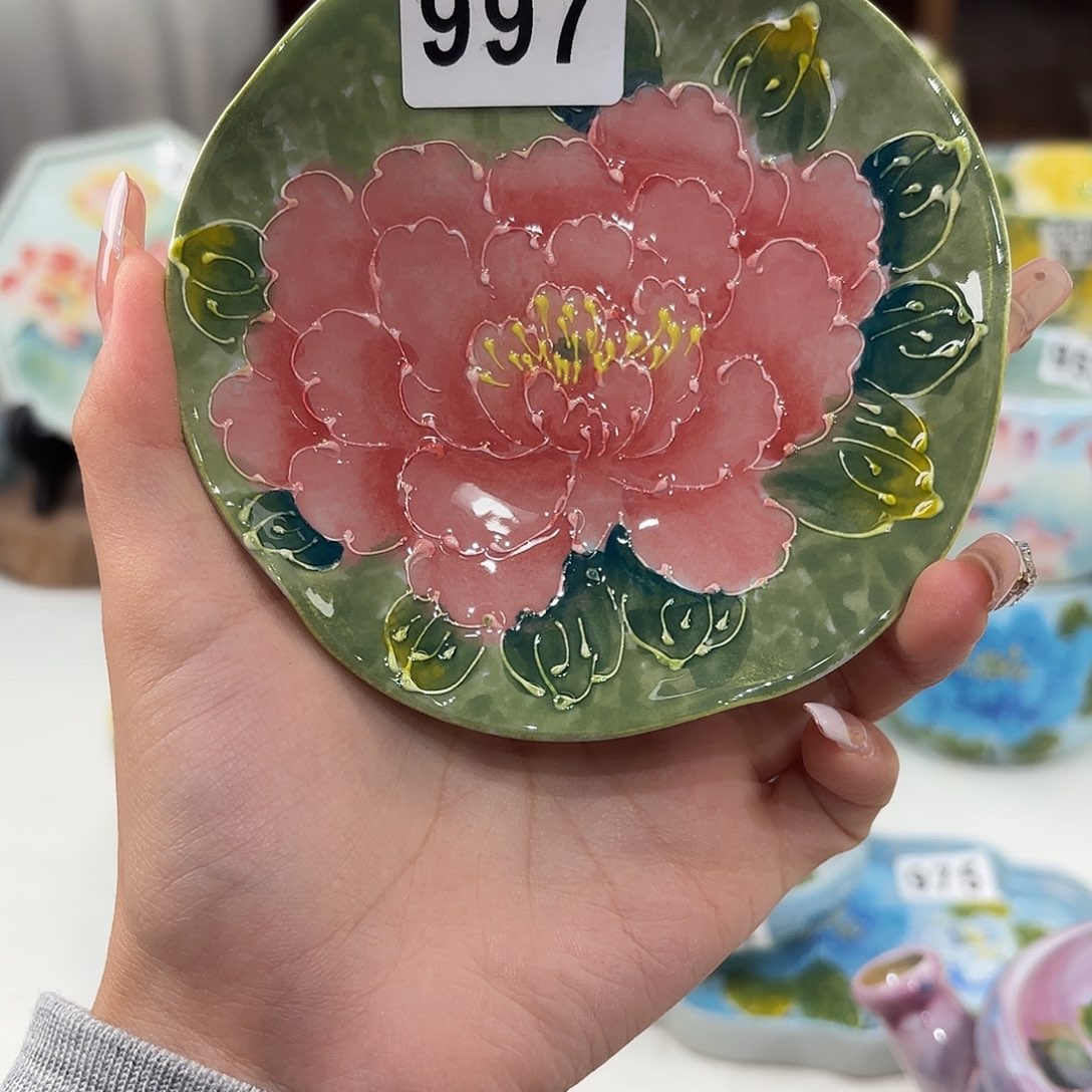 景德镇手绘高温釉下彩陶瓷茶具