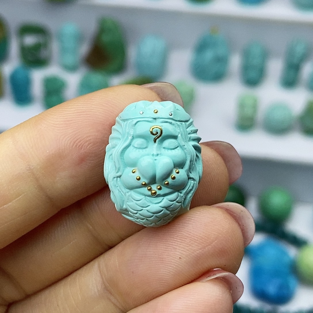 绿松石未镶嵌配饰