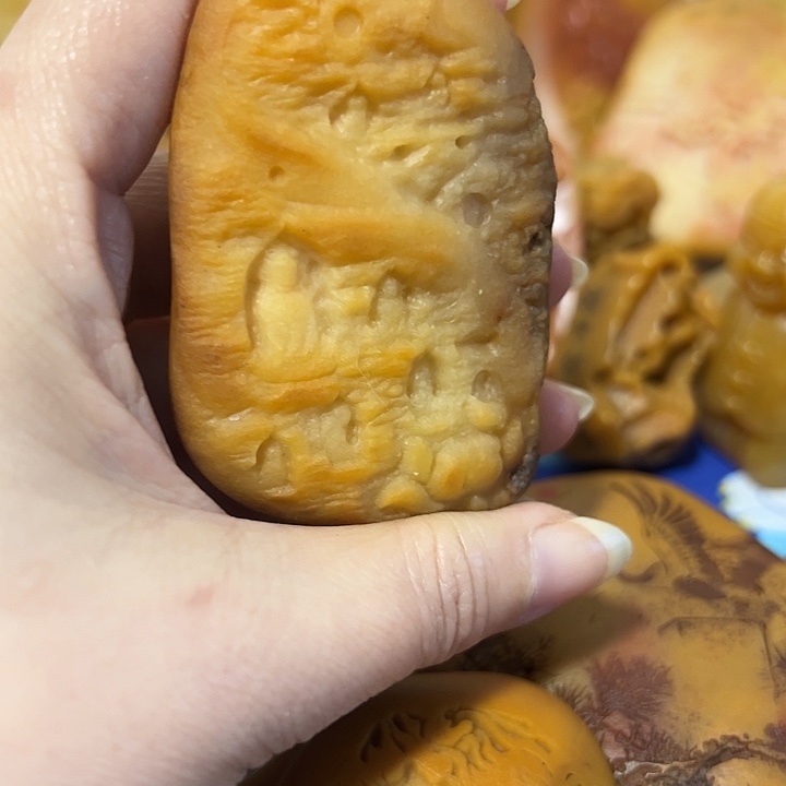 红***宝黄蜡石一物一拍好的