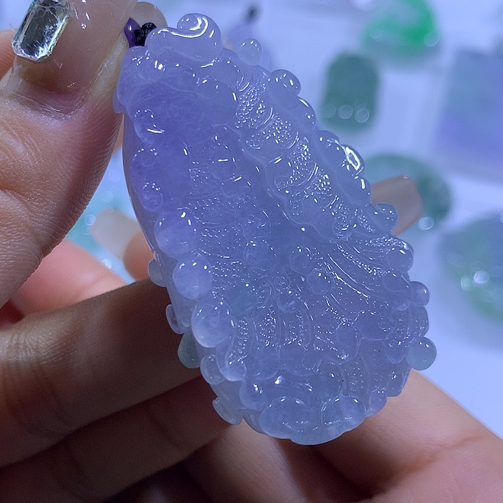 翡翠未镶嵌颈饰天然翡翠A货吊坠