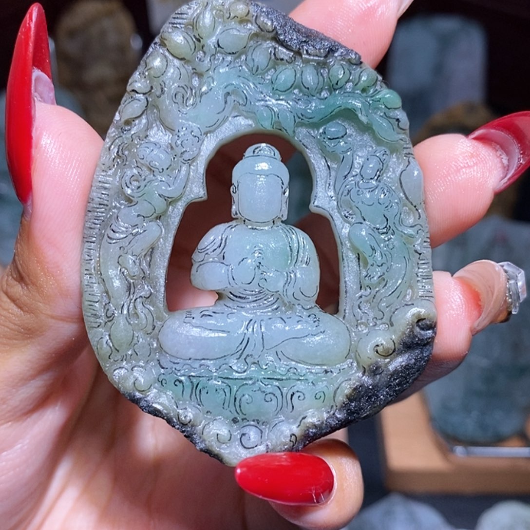 路***松定制翡翠未镶嵌翡翠