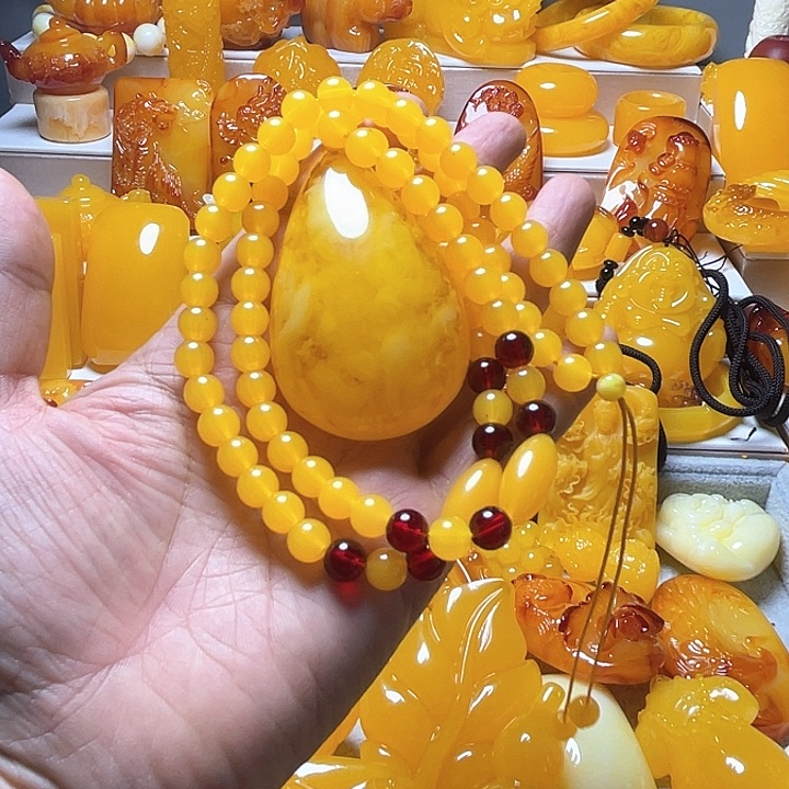 飘花水滴毛衣链 服饰配饰