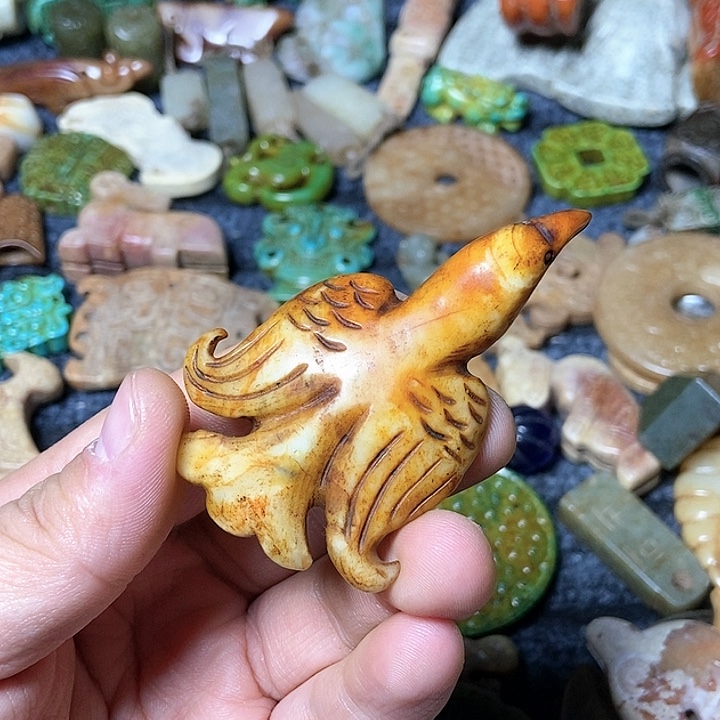 和田玉未镶嵌颈饰158