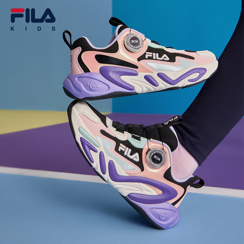 【斐乐儿童】新款突击者时尚舒适百搭潮流洋气复古跑鞋K65B311101