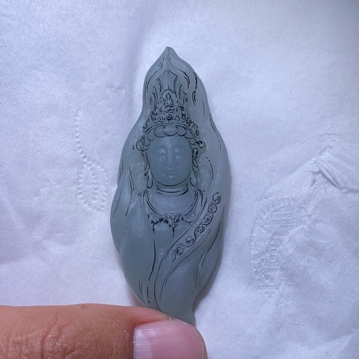 开***活定制翡翠未镶嵌观音