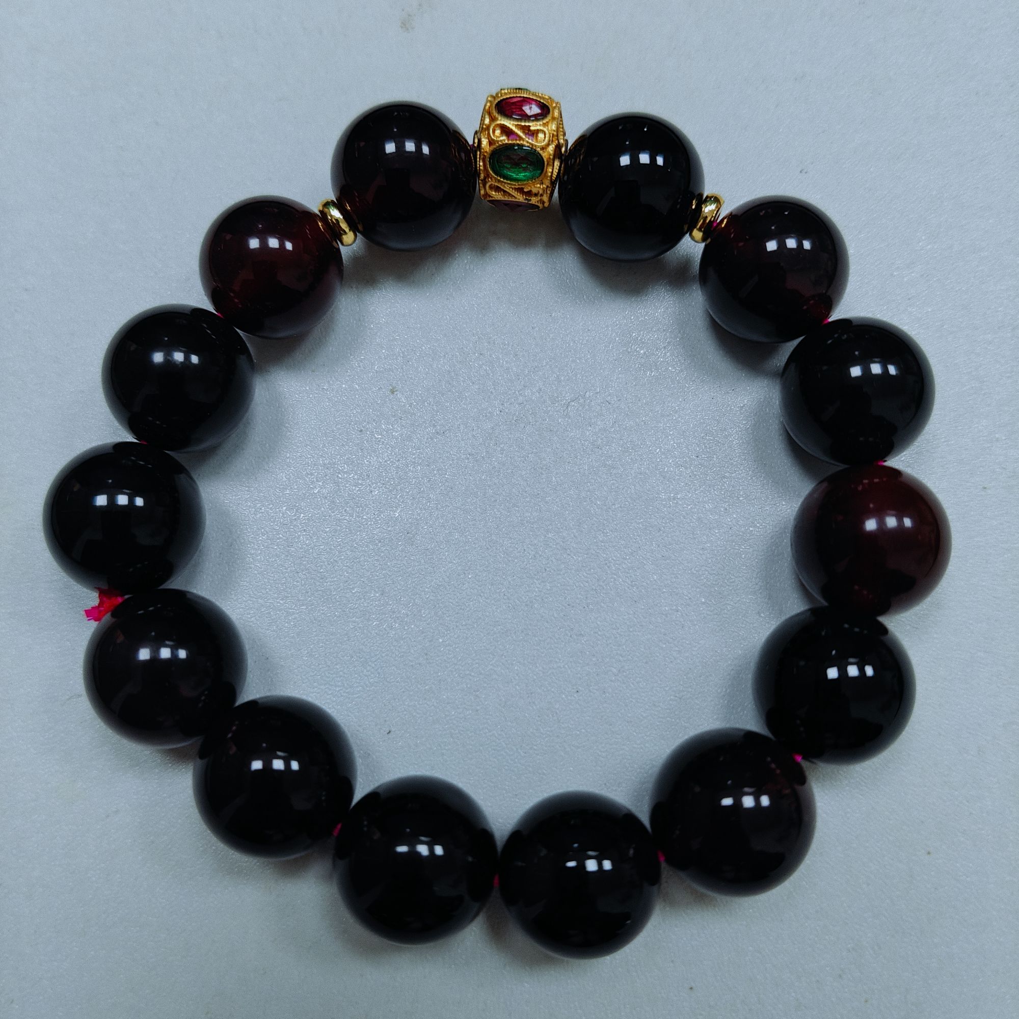 血菩提玉石玛瑙手串