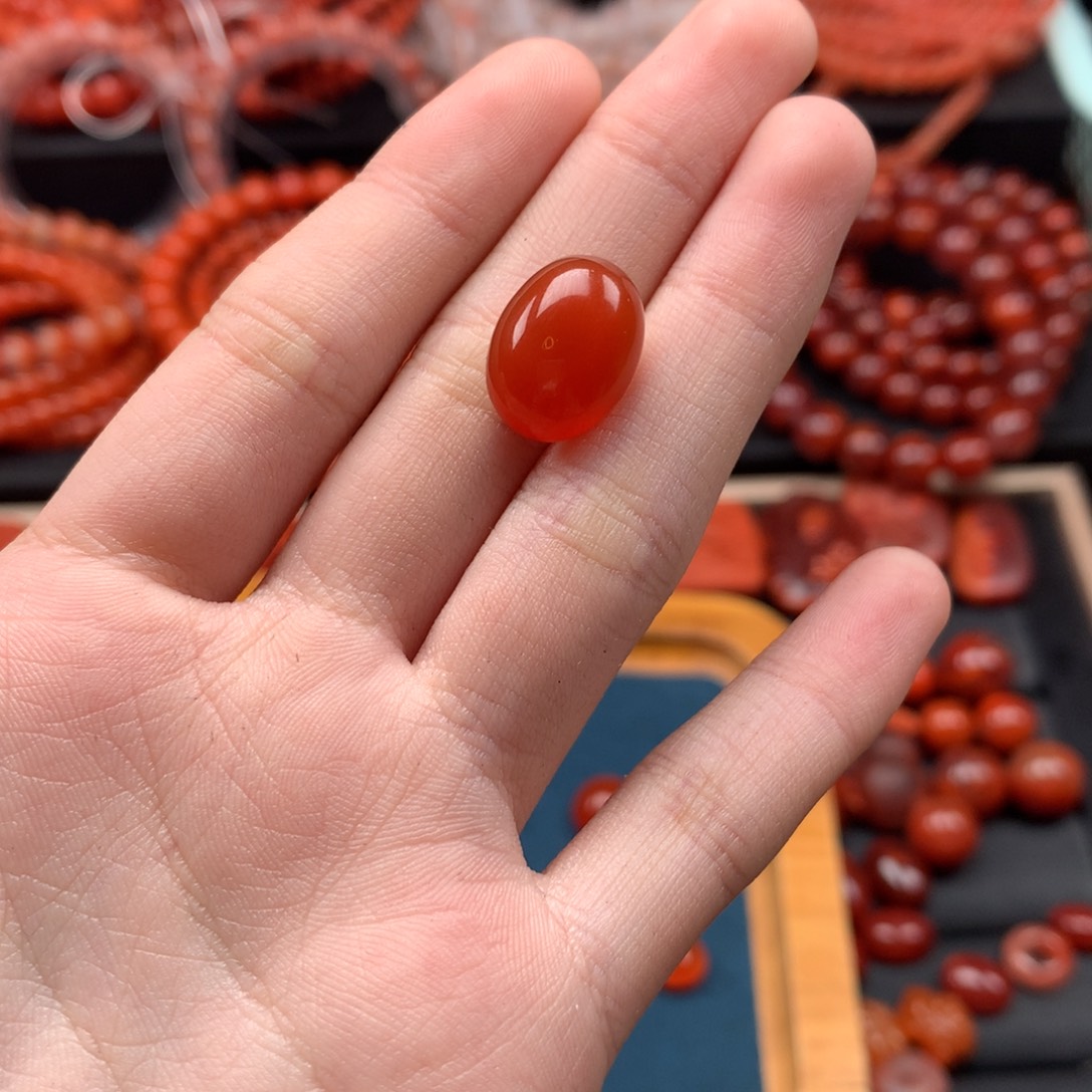 露***O南红玛瑙合金手链