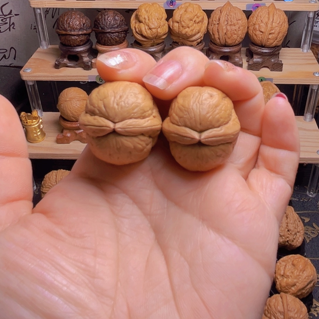 稀***碎吊坠文玩核桃3w福珠29尺