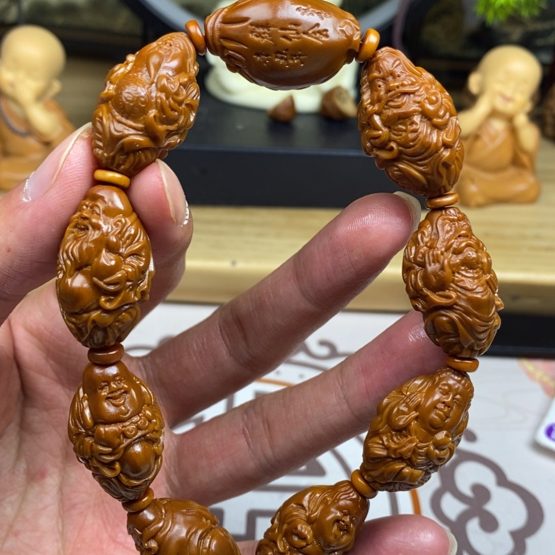 橄榄核手串/手链橄榄核雕工艺手串