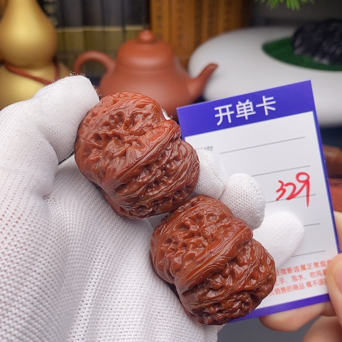 文玩核桃把件42元宝329